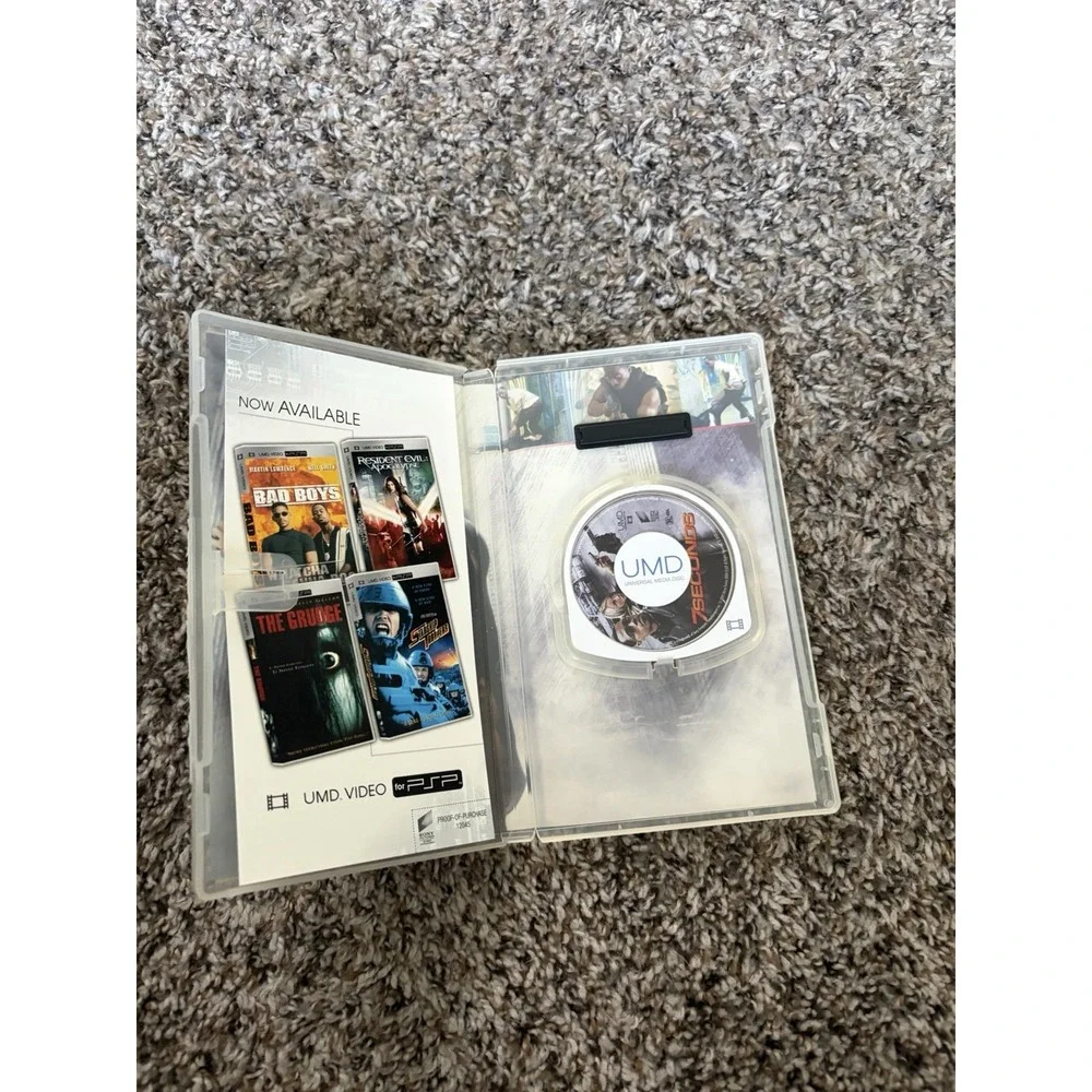 7‎ Seconds Umd Video PSP Wesley Snipes Tested Working
